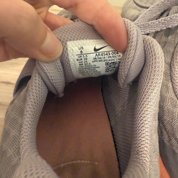 Nike Renew Womens 8 Gray Orange Athletic Running Shoes - Picture 4 of 6